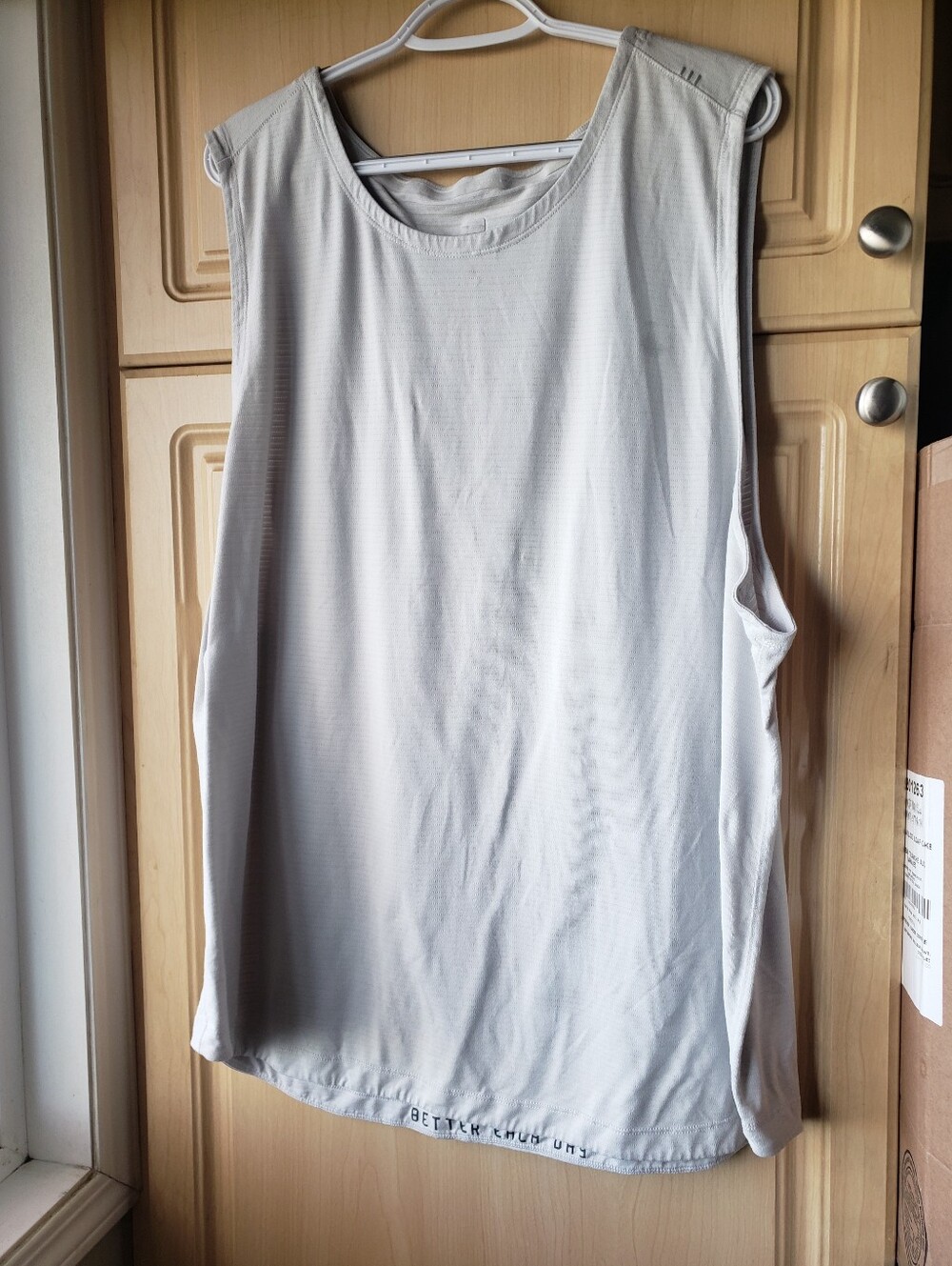 lululemon athletica Men's Light Gray Performance Tank